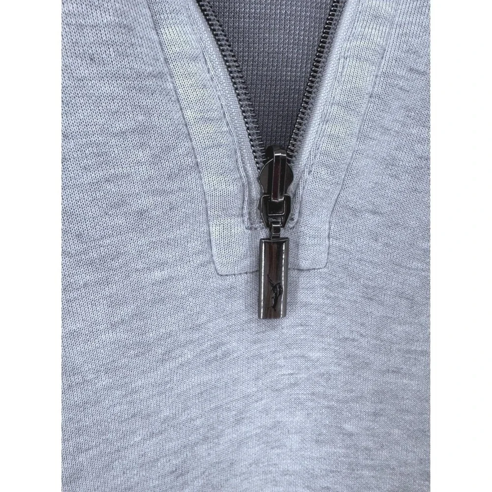 Tommy Bahama Reversible  Quarter Zip Pullover Mens XL Gray‎ Reversable GOLF